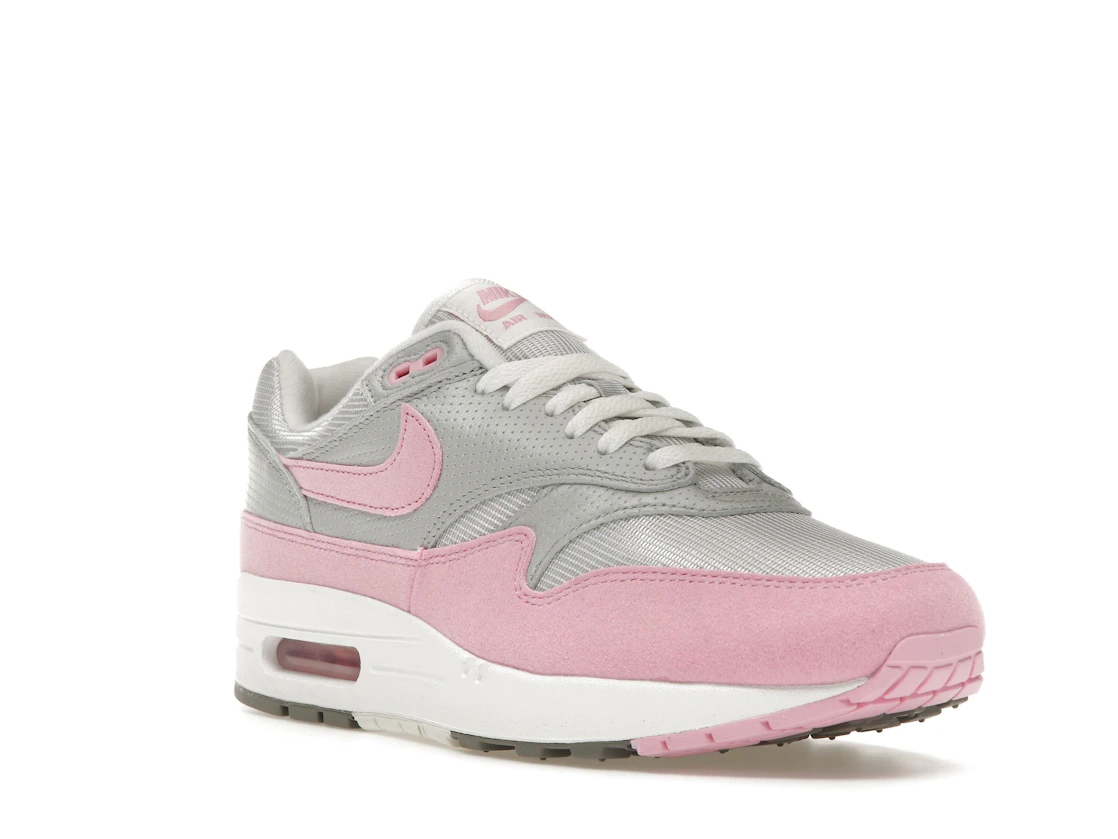Vue 6 de Nike Air Max 1 '87 Metallic Platinum Pink Rise 
