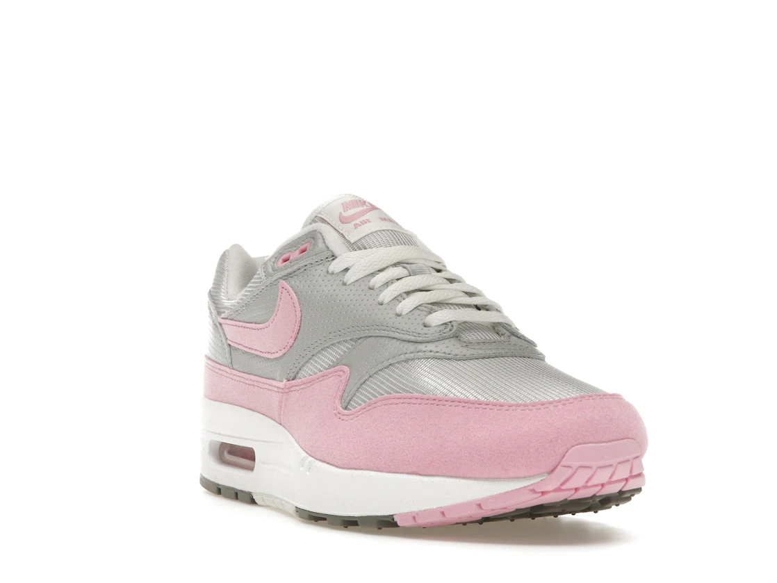Vue 7 de Nike Air Max 1 '87 Metallic Platinum Pink Rise 