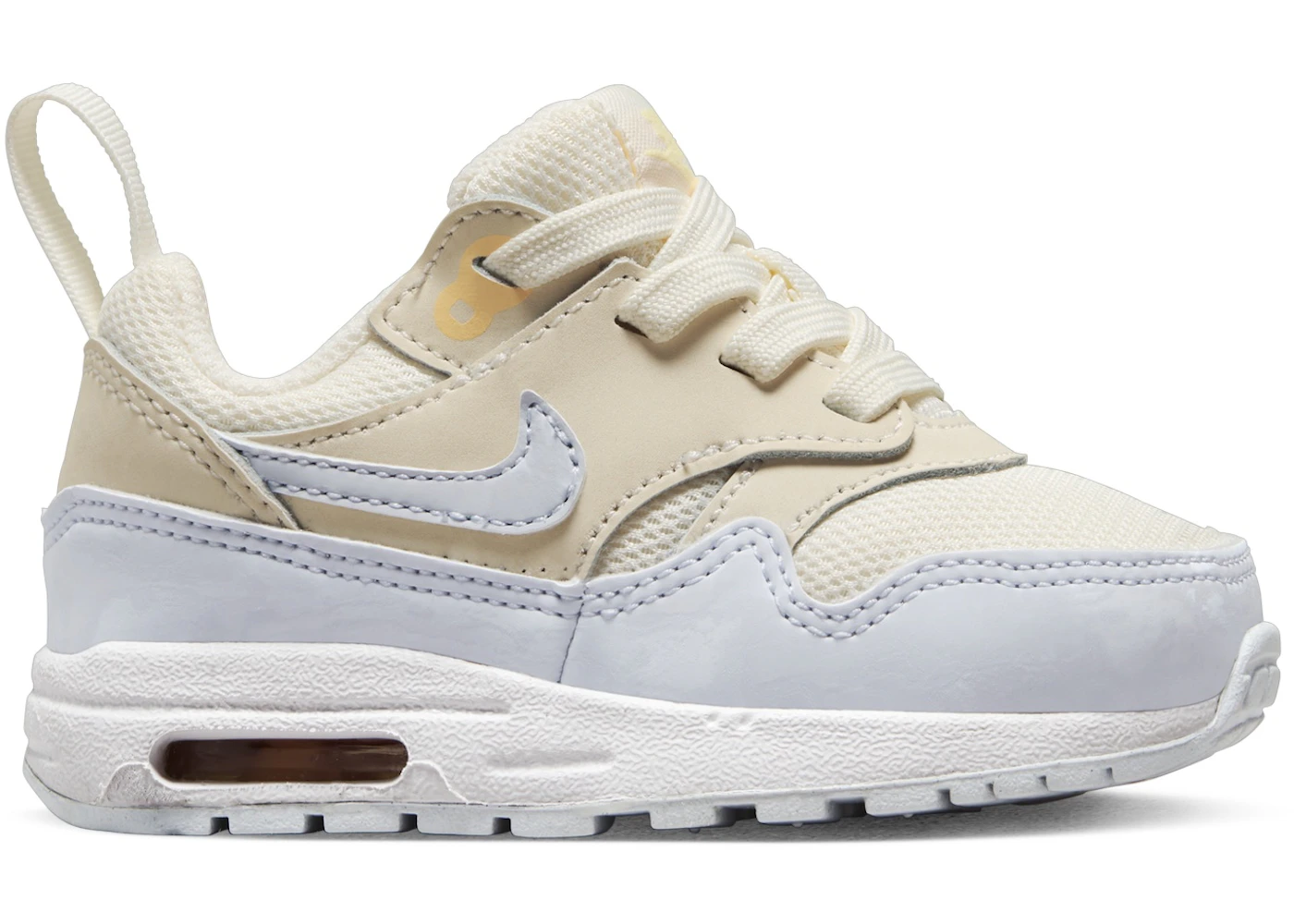 Nike Air Max 1 EasyOn Pale Ivory Melon Tint White Football Grey (I)