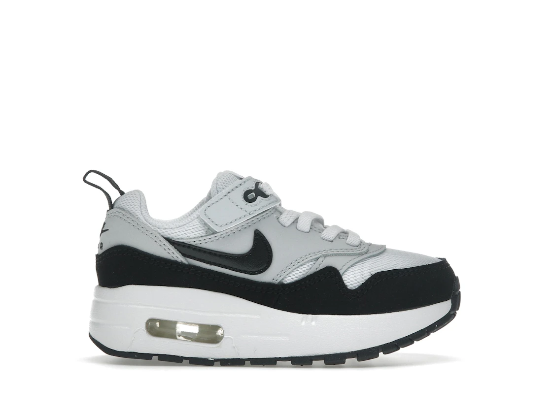 Vue 1 de Nike Air Max 1 EasyOn White Black (PS)