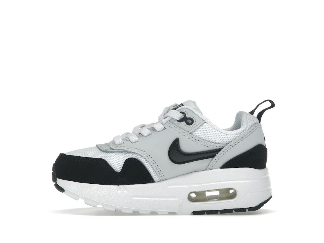 Vue 19 de Nike Air Max 1 EasyOn White Black (PS)