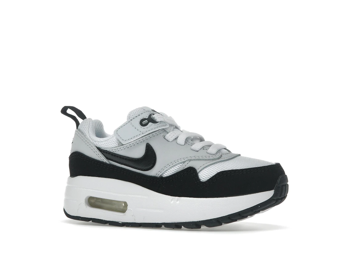 Vue 3 de Nike Air Max 1 EasyOn White Black (PS)