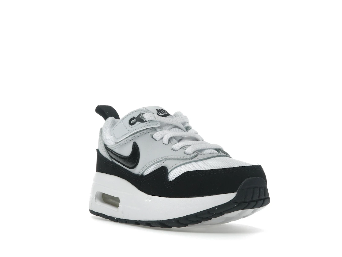 Vue 6 de Nike Air Max 1 EasyOn White Black (PS)