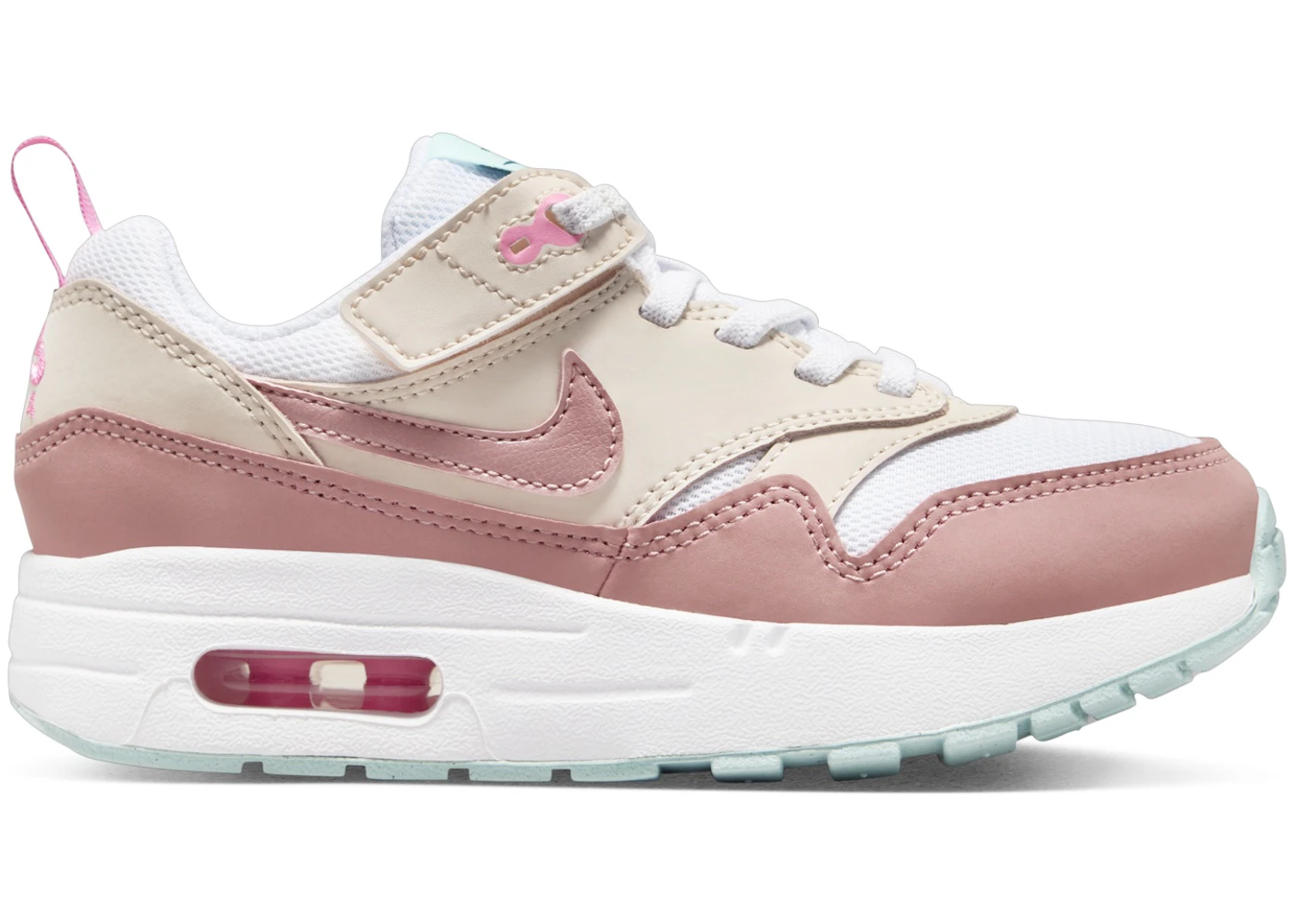 Nike Air Max 1 EasyOn White Guava Ice Pink Spell Red Stardust (PS)