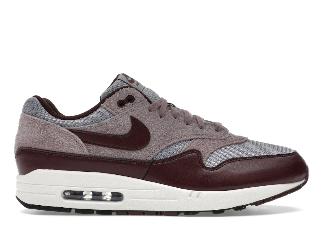Vue 1 de Nike Air Max 1 Essential PRM Cement Grey Burgundy Crush