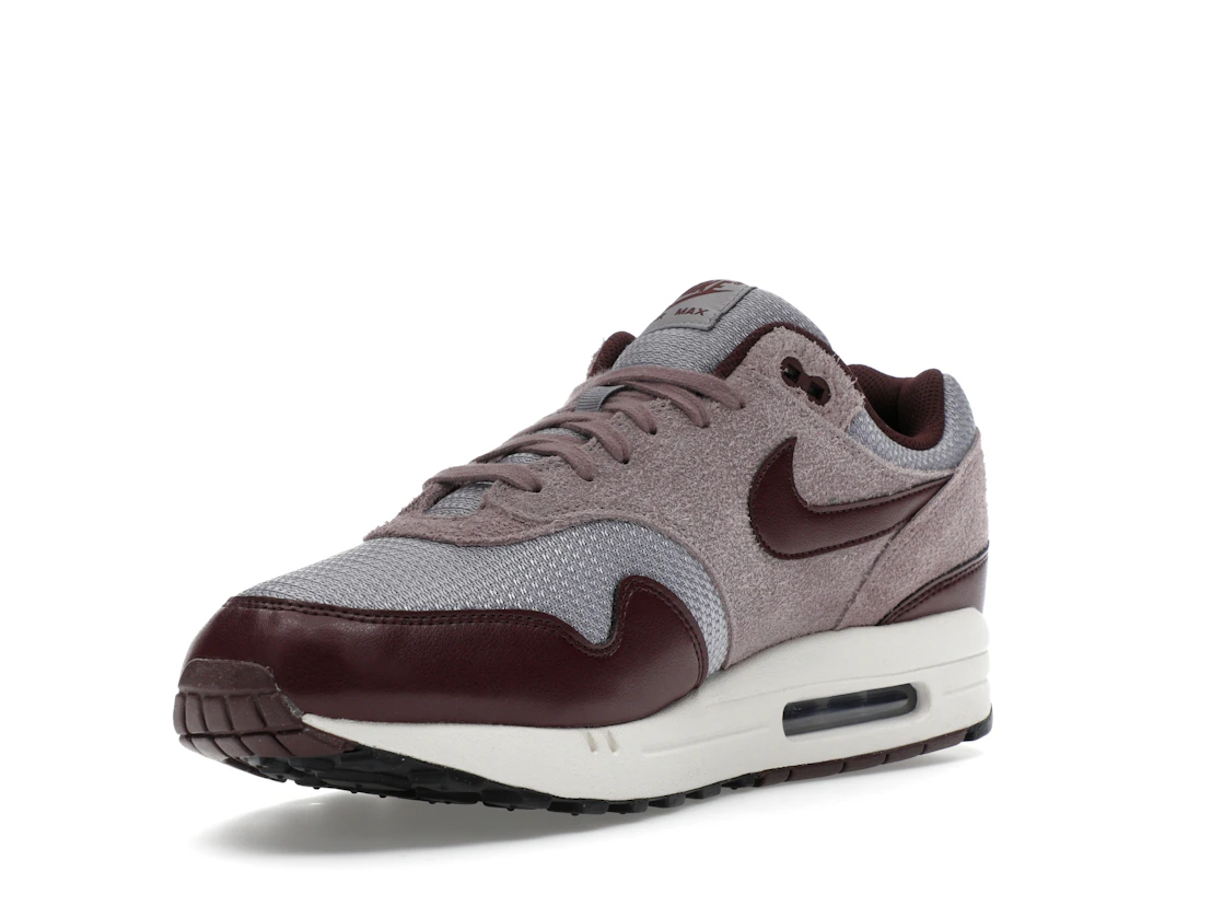 Vue 14 de Nike Air Max 1 Essential PRM Cement Grey Burgundy Crush