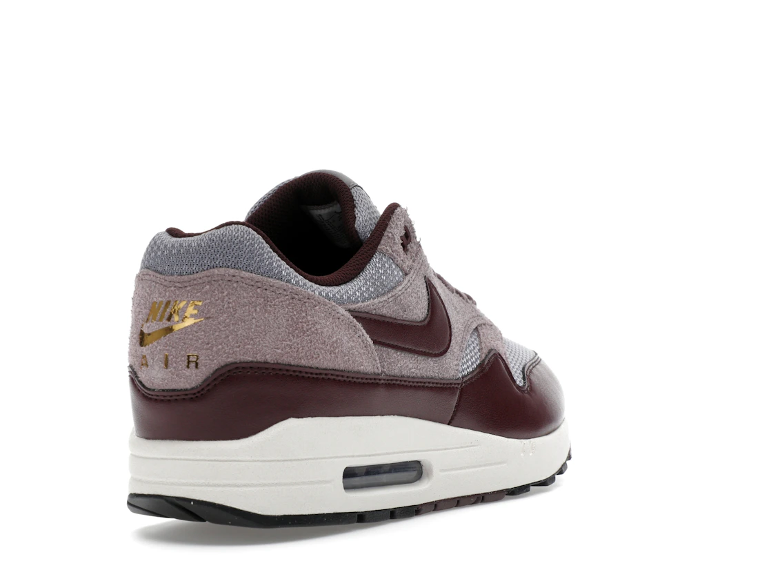 Vue 31 de Nike Air Max 1 Essential PRM Cement Grey Burgundy Crush