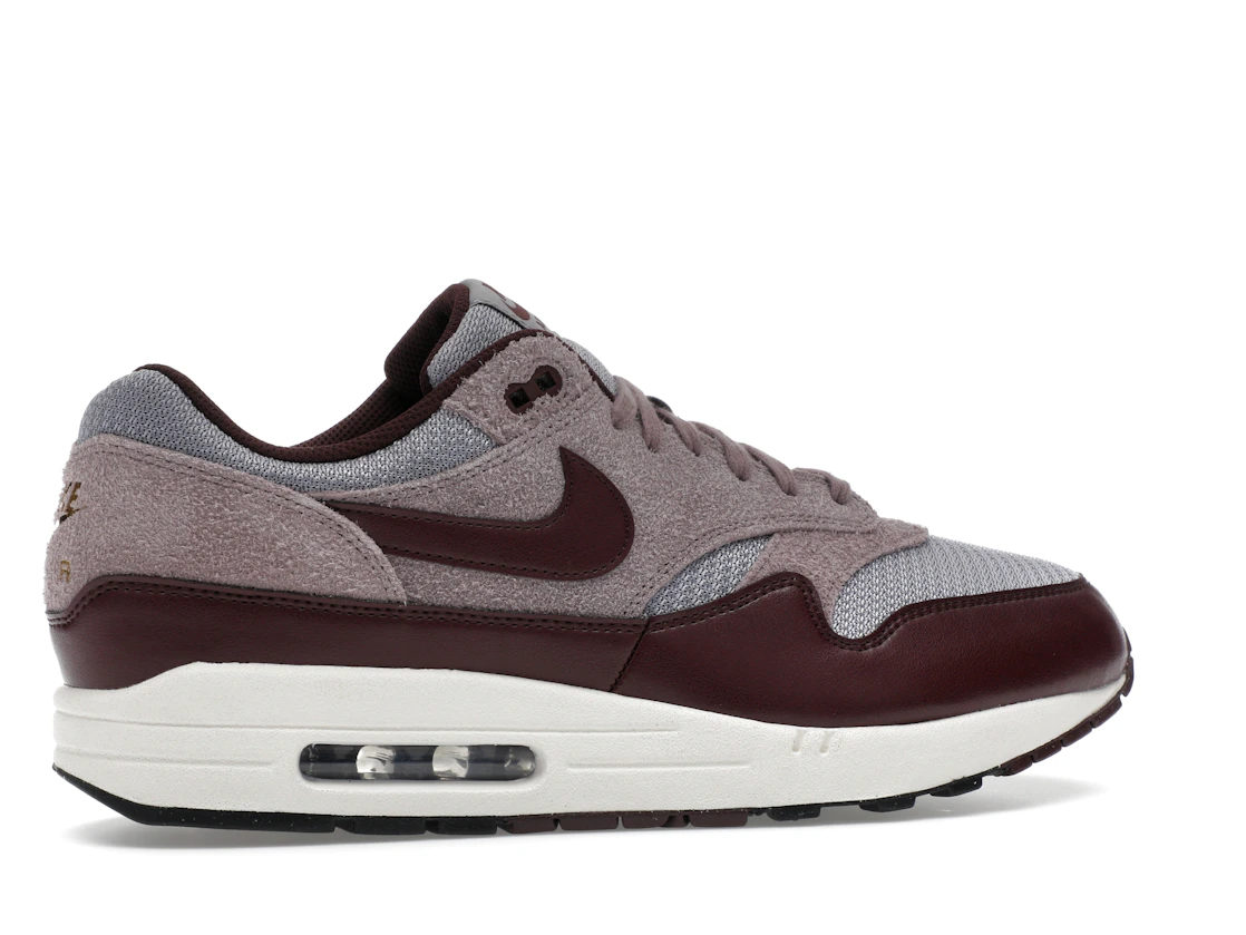 Vue 35 de Nike Air Max 1 Essential PRM Cement Grey Burgundy Crush