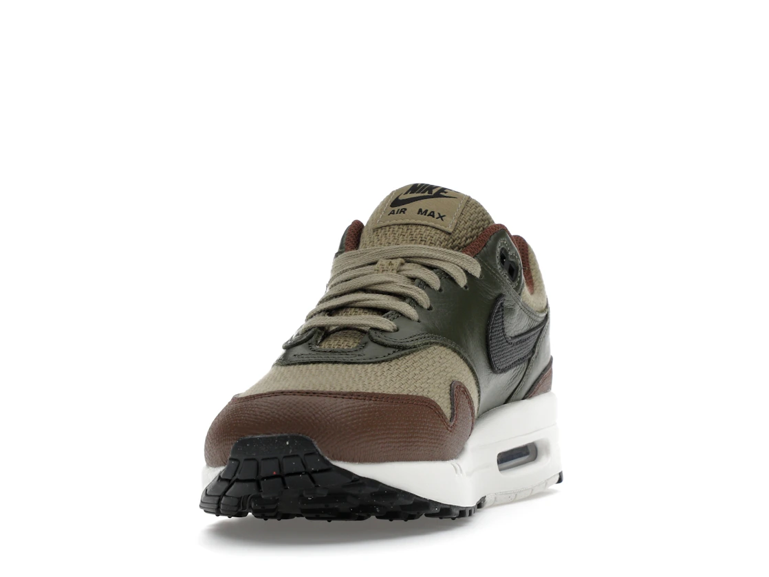Vue 12 de Nike Air Max 1 Essential PRM Neutral Olive Cacao Wow