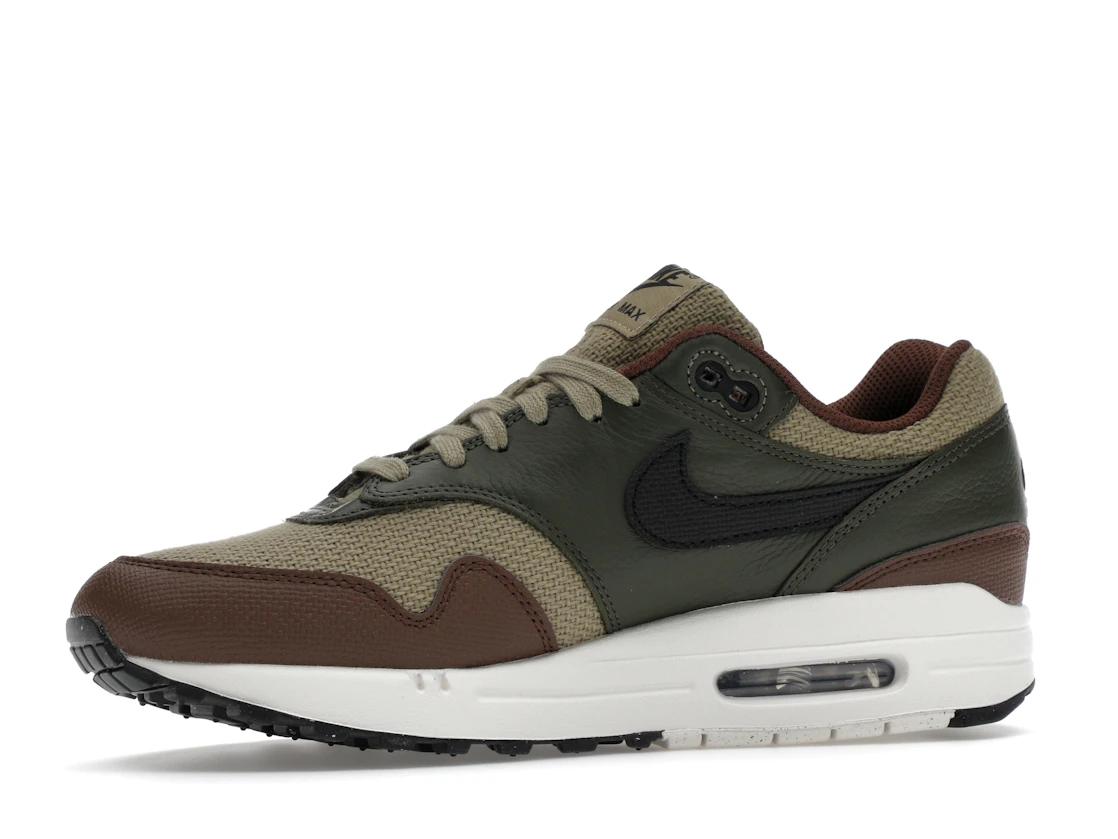 Vue 17 de Nike Air Max 1 Essential PRM Neutral Olive Cacao Wow