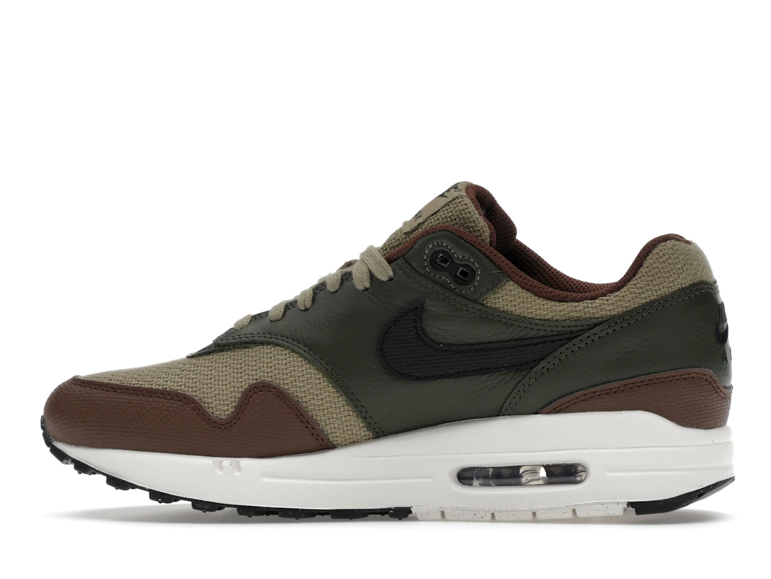 Vue 20 de Nike Air Max 1 Essential PRM Neutral Olive Cacao Wow