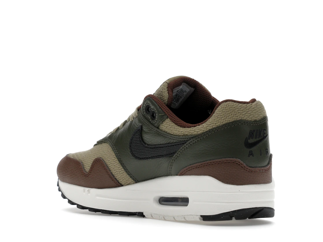Vue 24 de Nike Air Max 1 Essential PRM Neutral Olive Cacao Wow