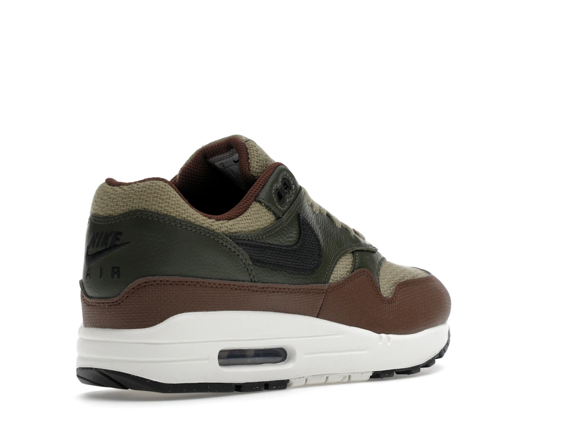 Vue 32 de Nike Air Max 1 Essential PRM Neutral Olive Cacao Wow