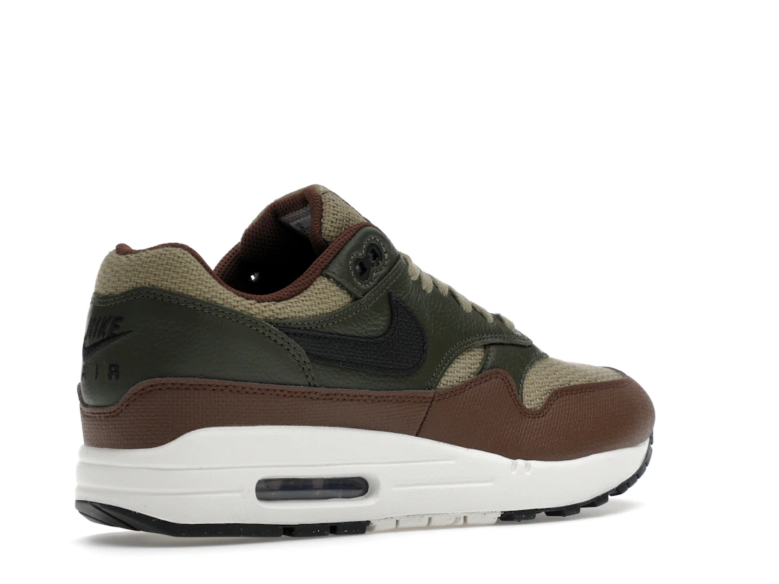 Vue 33 de Nike Air Max 1 Essential PRM Neutral Olive Cacao Wow