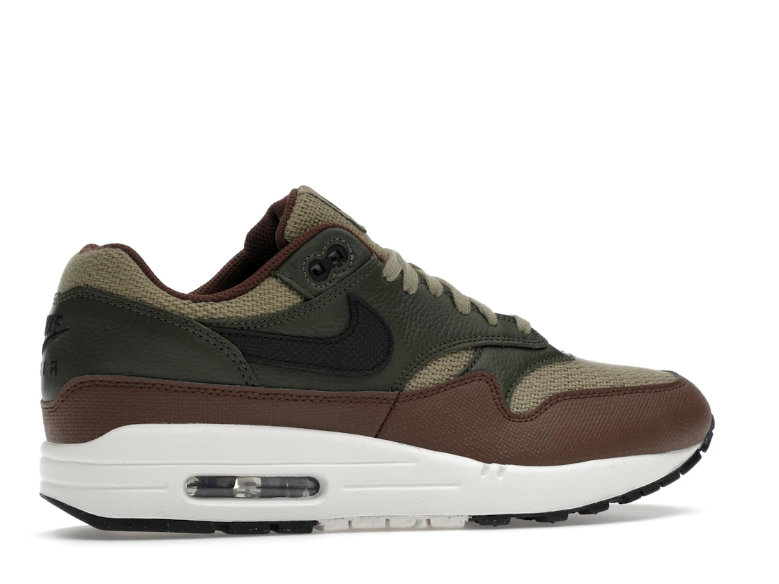 Vue 35 de Nike Air Max 1 Essential PRM Neutral Olive Cacao Wow