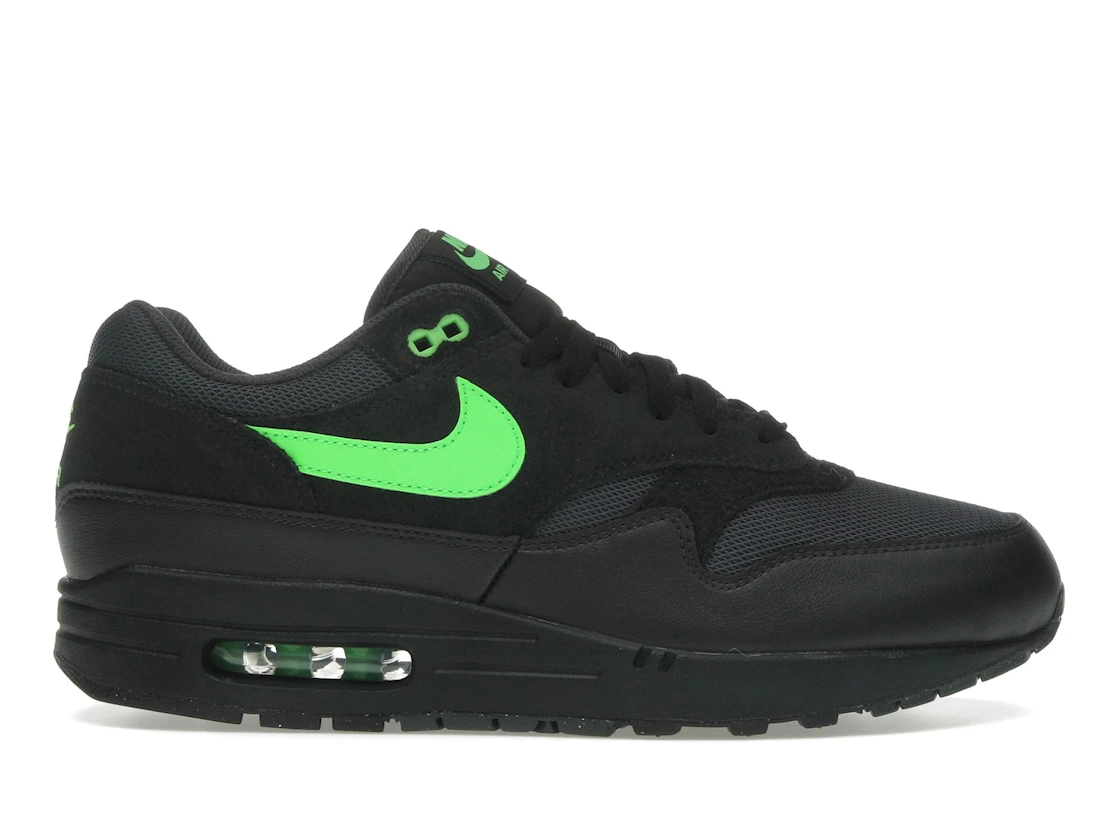 Vue 1 de Nike Air Max 1 Essential Black Green Strike