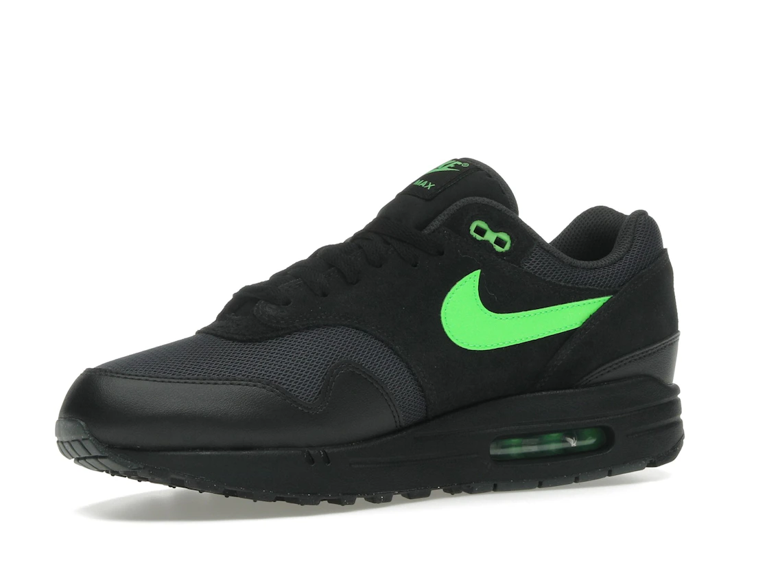 Vue 16 de Nike Air Max 1 Essential Black Green Strike