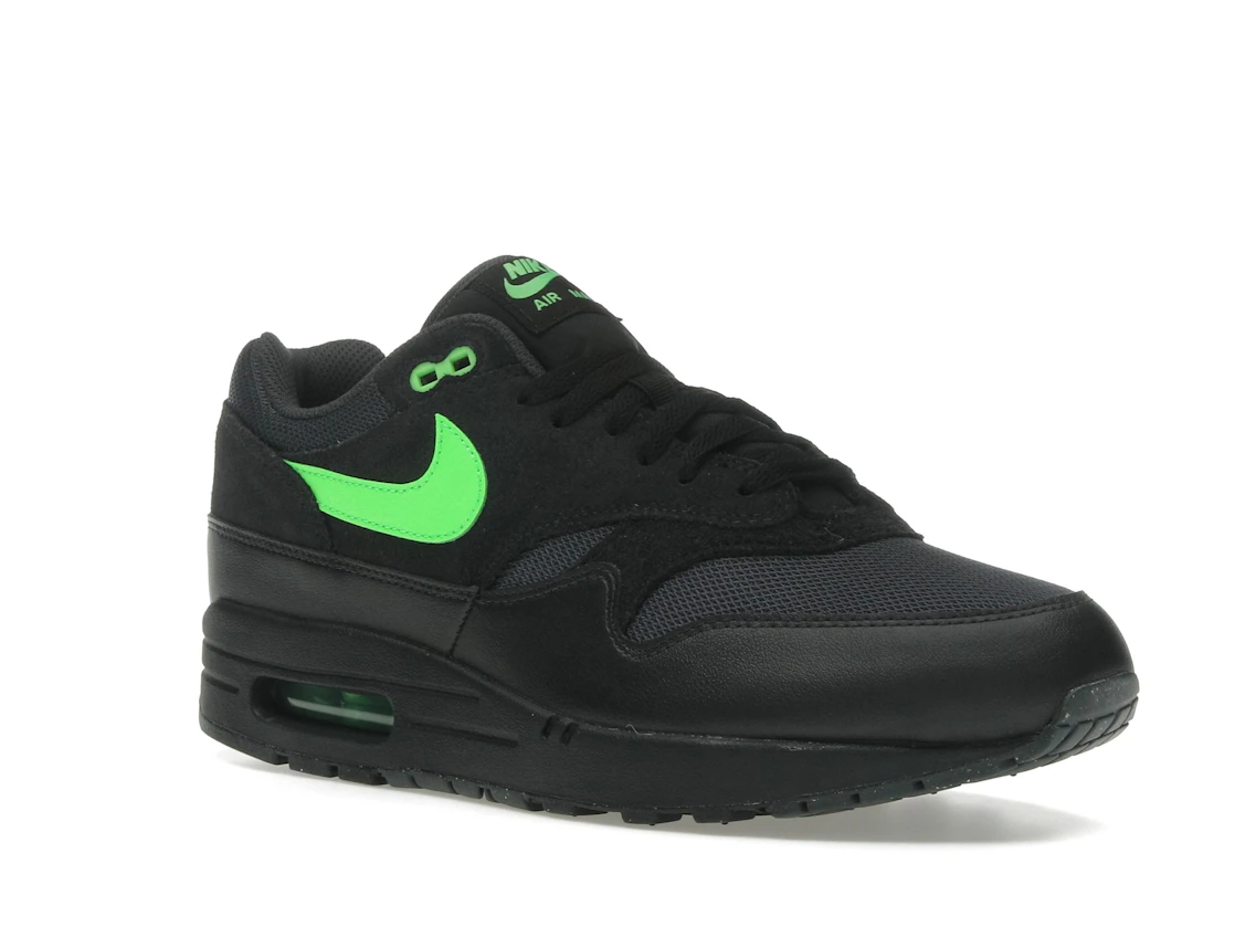 Vue 5 de Nike Air Max 1 Essential Black Green Strike