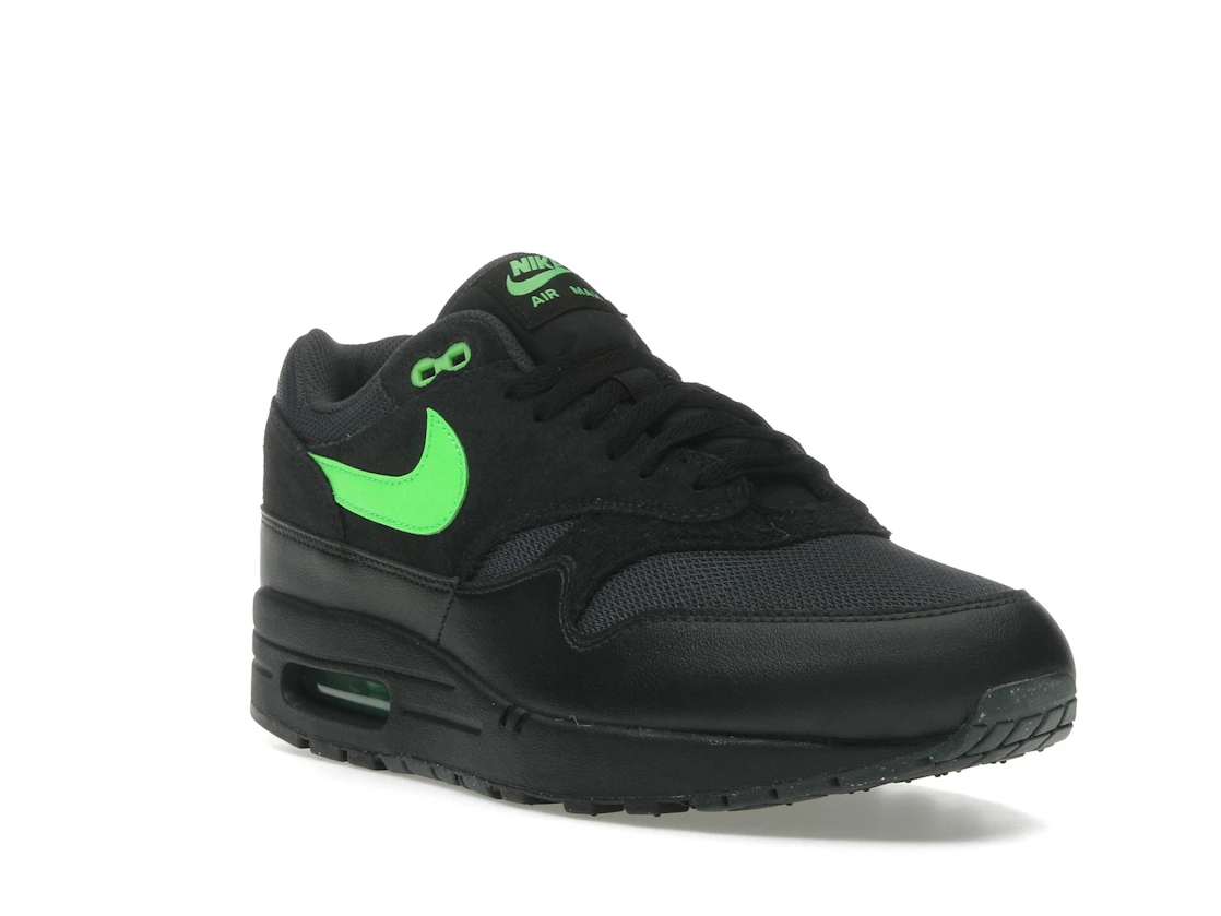 Vue 6 de Nike Air Max 1 Essential Black Green Strike