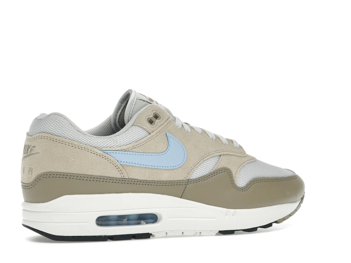 Vue 34 de Nike Air Max 1 Essential Light Bone/Psychic Blue