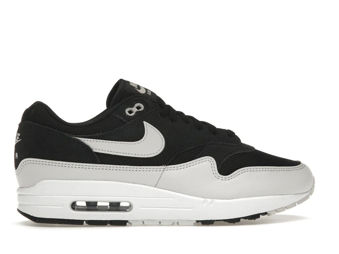 Vue 36 de Nike Air Max 1 Essential Off Noir Vast Grey