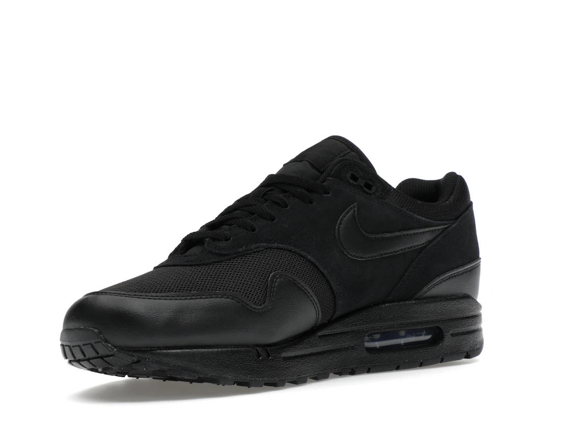 Vue 15 de Nike Air Max 1 Essential Triple Black