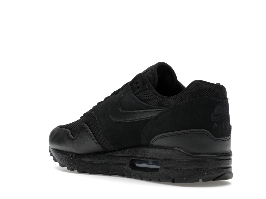 Vue 24 de Nike Air Max 1 Essential Triple Black