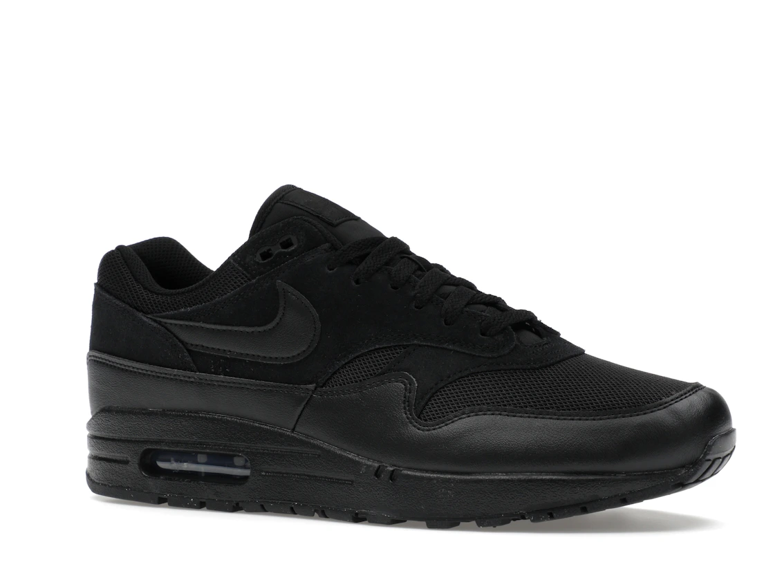 Vue 4 de Nike Air Max 1 Essential Triple Black