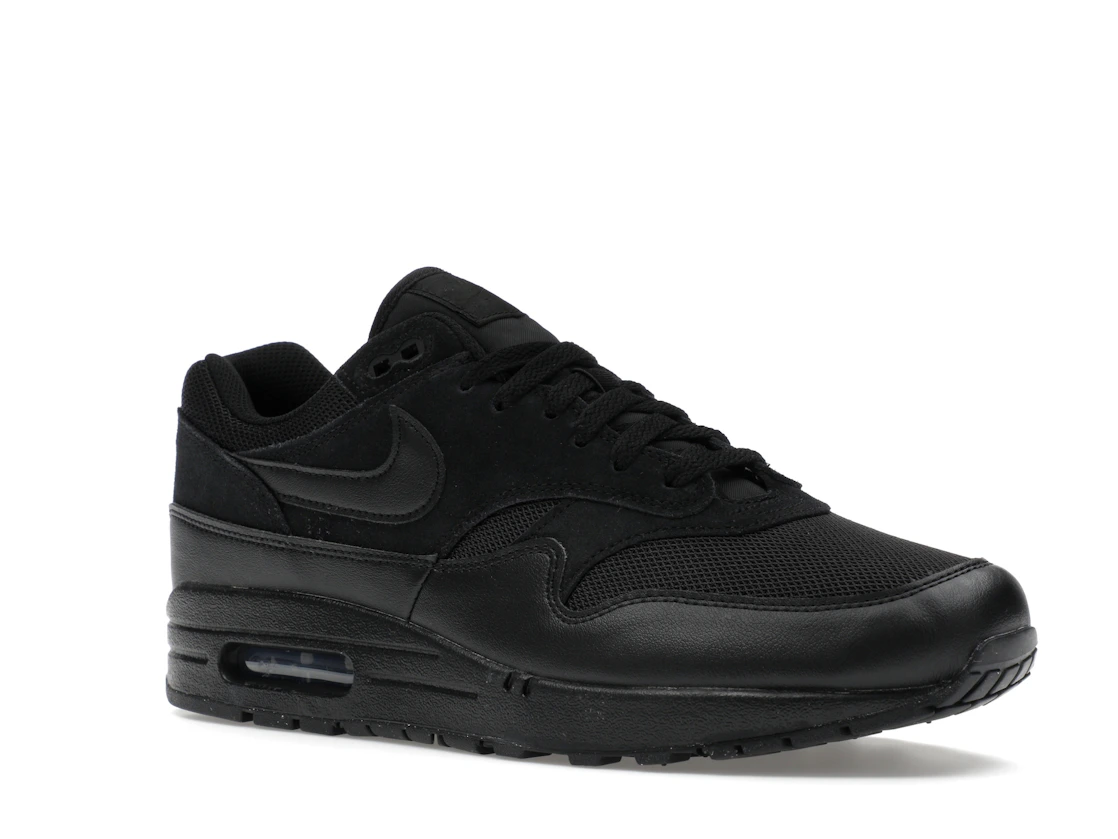 Vue 5 de Nike Air Max 1 Essential Triple Black