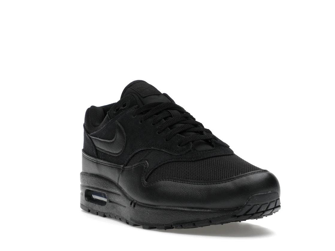 Vue 7 de Nike Air Max 1 Essential Triple Black