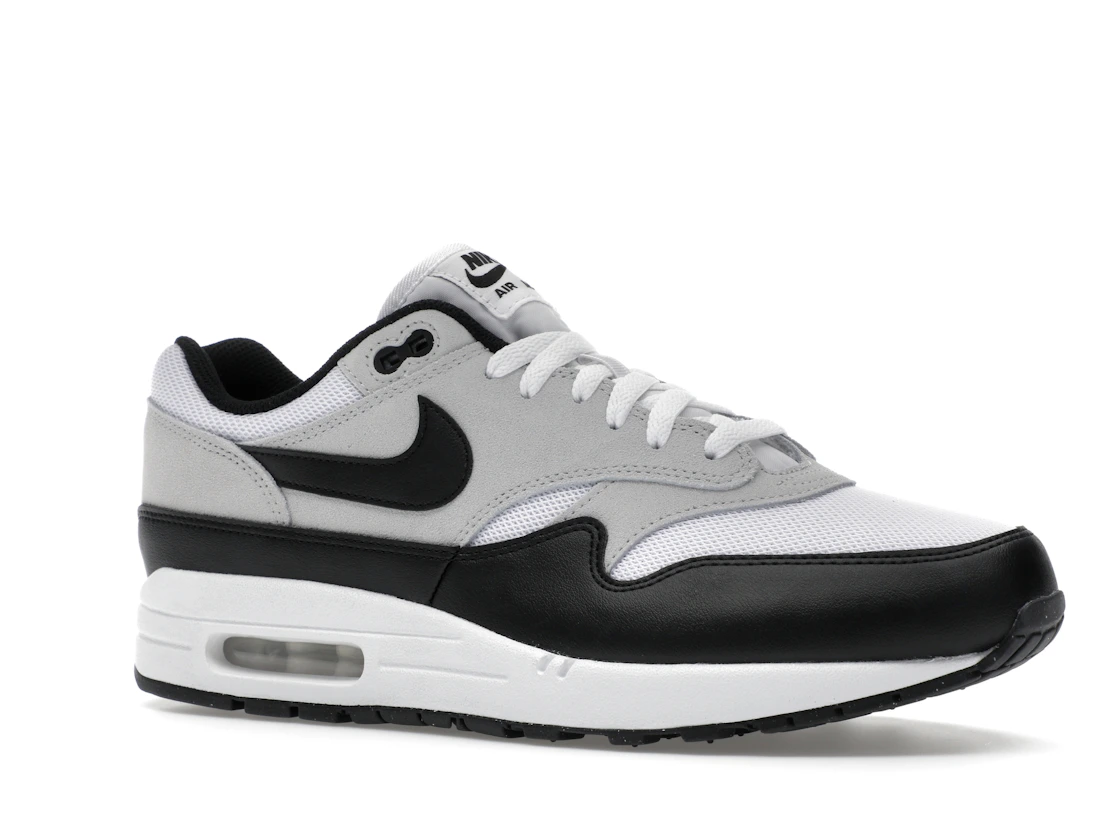 Vue 4 de Nike Air Max 1 Essential White Pure Platinum Black