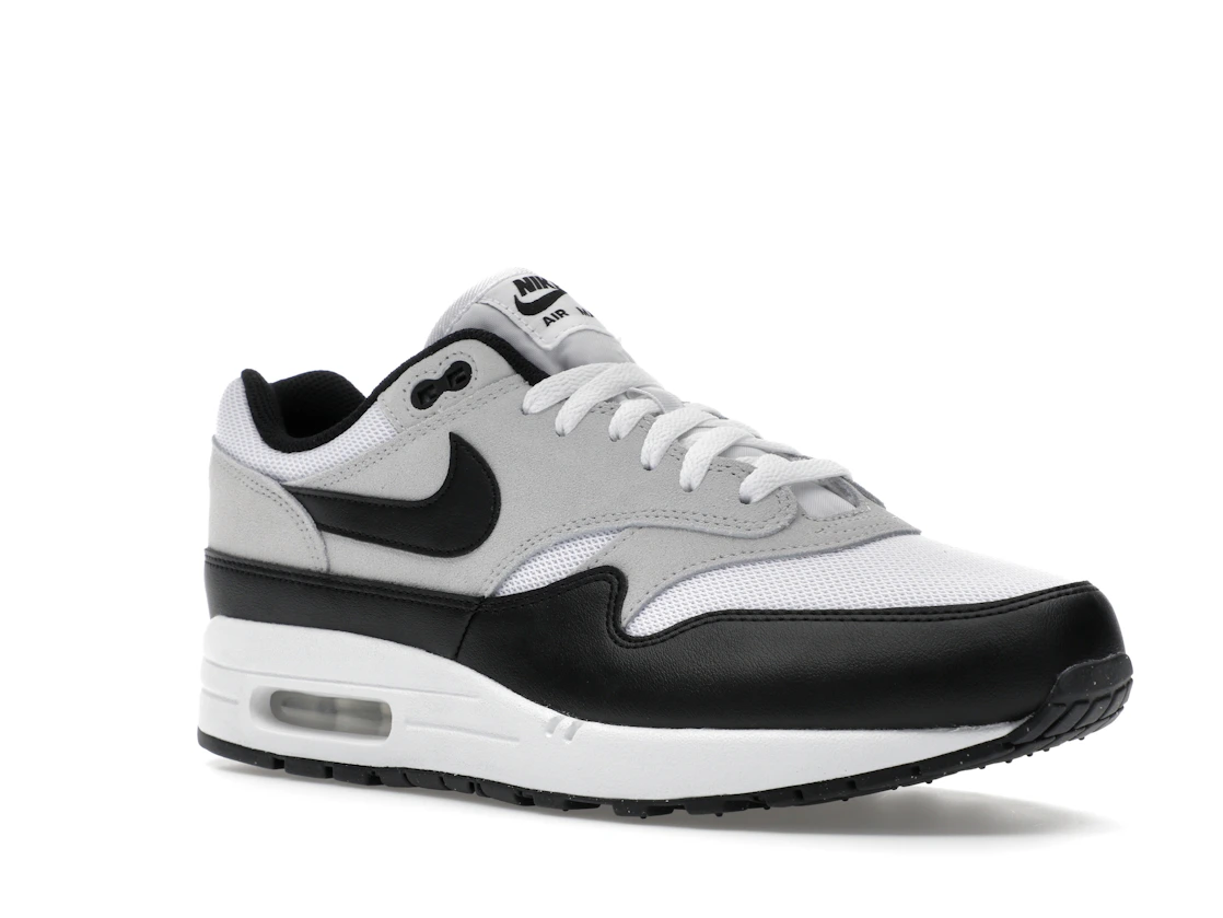 Vue 5 de Nike Air Max 1 Essential White Pure Platinum Black