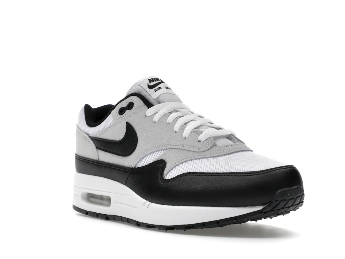 Vue 6 de Nike Air Max 1 Essential White Pure Platinum Black