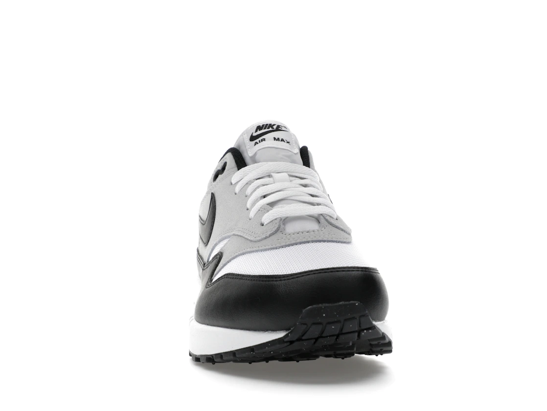 Vue 9 de Nike Air Max 1 Essential White Pure Platinum Black