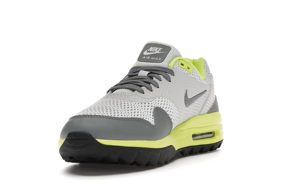 Vue 13 de Nike Air Max 1 Golf Grey Fog Lemon Venom