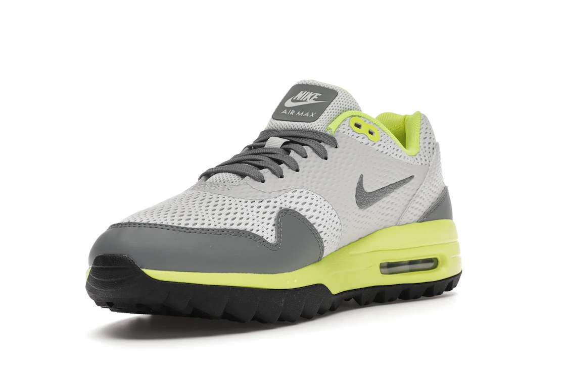 Vue 14 de Nike Air Max 1 Golf Grey Fog Lemon Venom