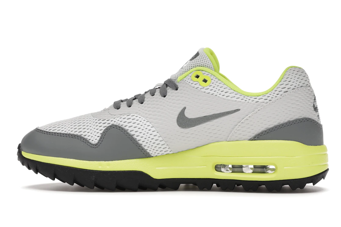 Vue 20 de Nike Air Max 1 Golf Grey Fog Lemon Venom