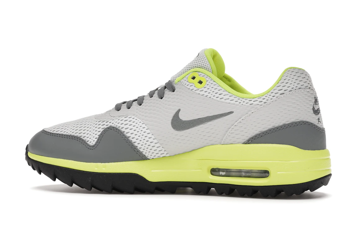 Vue 21 de Nike Air Max 1 Golf Grey Fog Lemon Venom