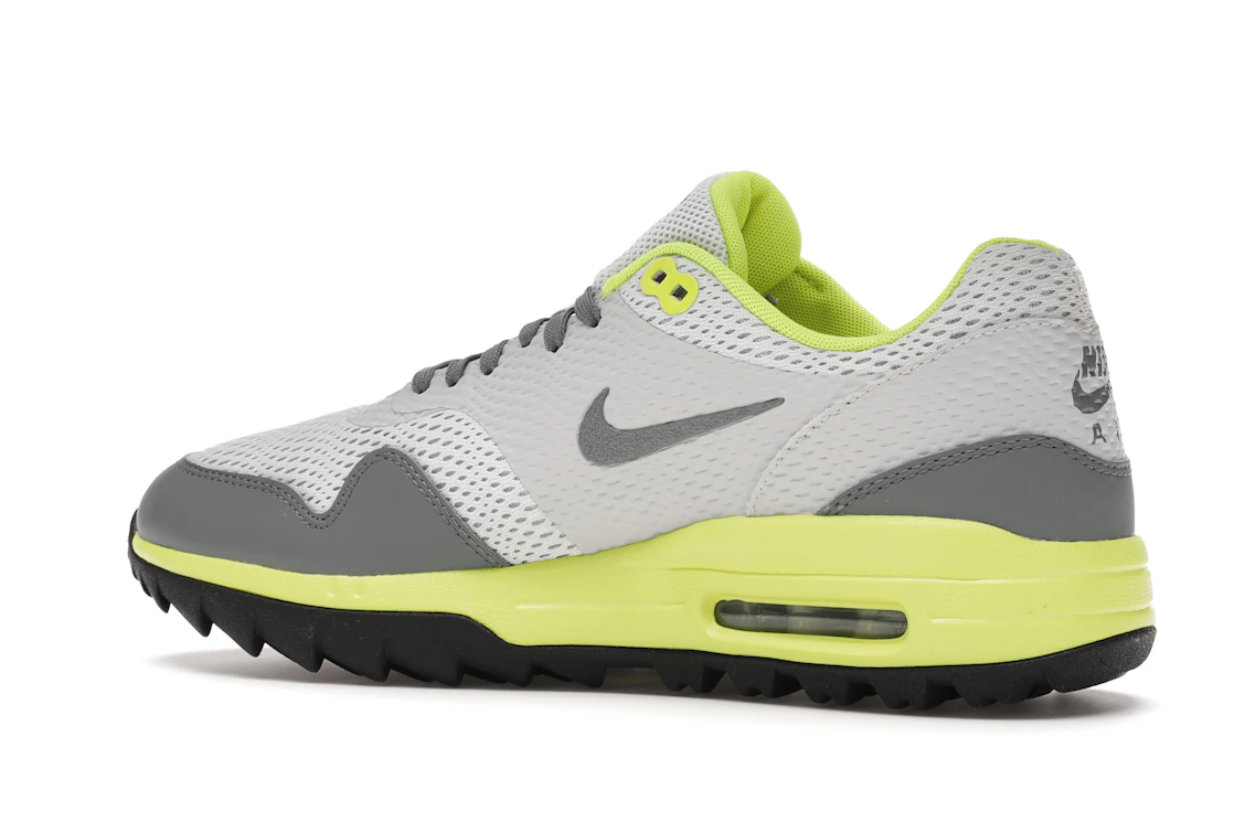 Vue 22 de Nike Air Max 1 Golf Grey Fog Lemon Venom