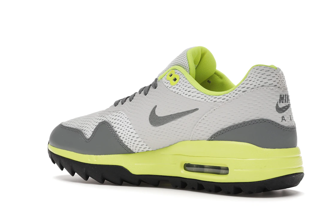 Vue 23 de Nike Air Max 1 Golf Grey Fog Lemon Venom