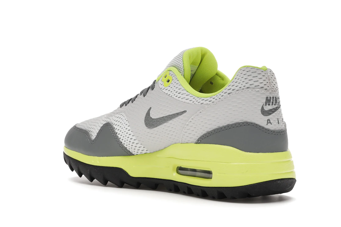 Vue 24 de Nike Air Max 1 Golf Grey Fog Lemon Venom
