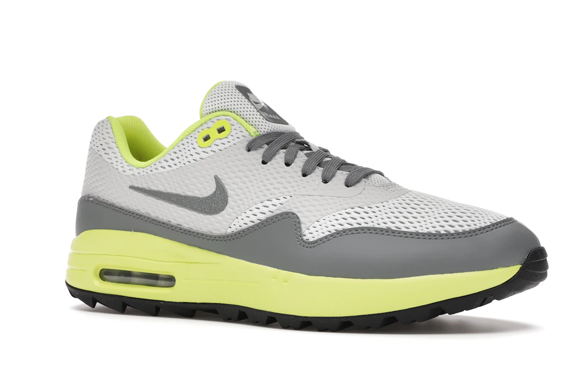 Vue 4 de Nike Air Max 1 Golf Grey Fog Lemon Venom