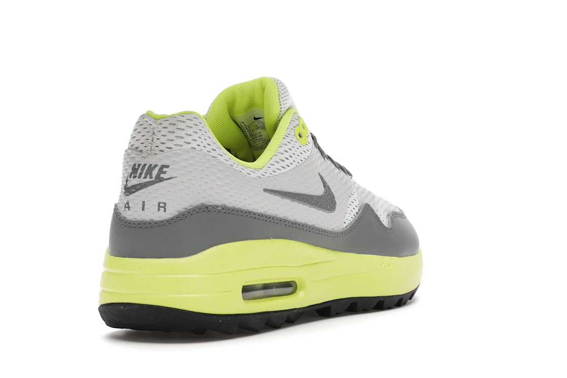 Vue 31 de Nike Air Max 1 Golf Grey Fog Lemon Venom
