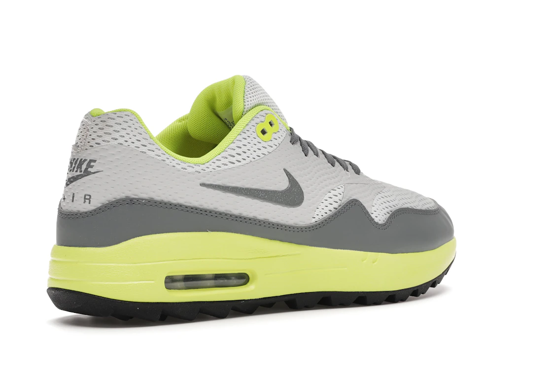 Vue 33 de Nike Air Max 1 Golf Grey Fog Lemon Venom