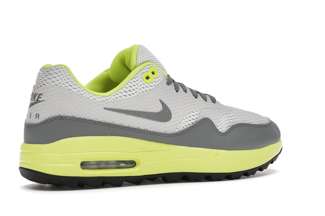 Vue 34 de Nike Air Max 1 Golf Grey Fog Lemon Venom