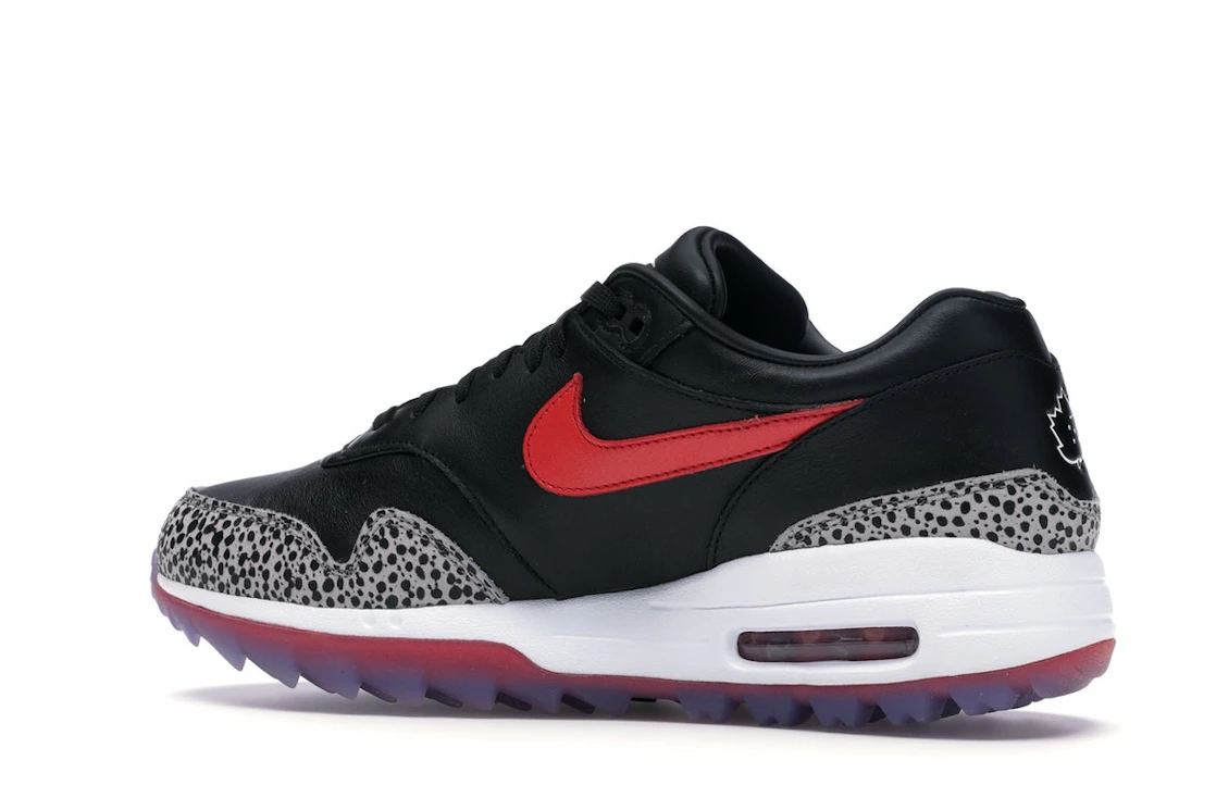 Vue 21 de Nike Air Max 1 Golf Safari Bred