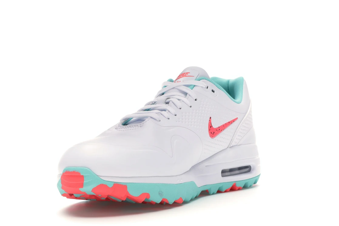 Vue 13 de Nike Air Max 1 Golf White Aurora Hot Punch
