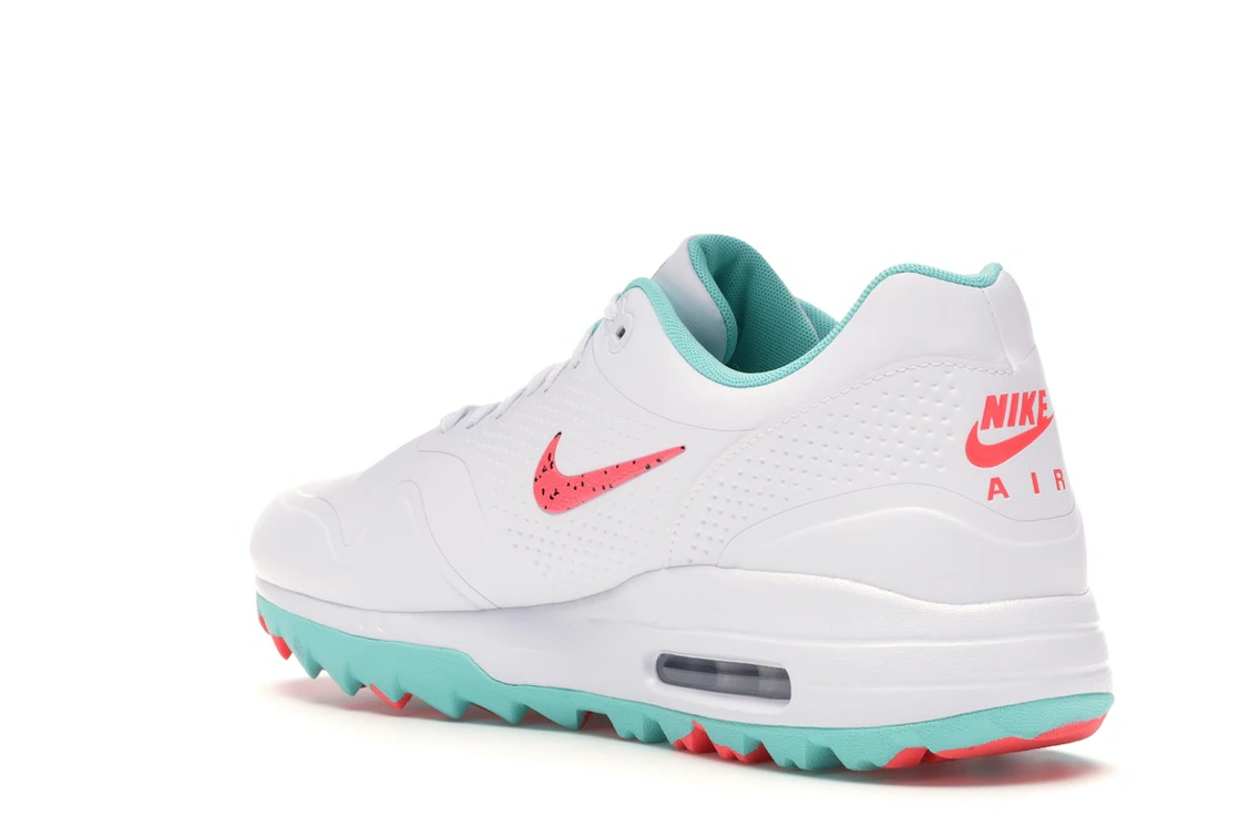 Vue 24 de Nike Air Max 1 Golf White Aurora Hot Punch