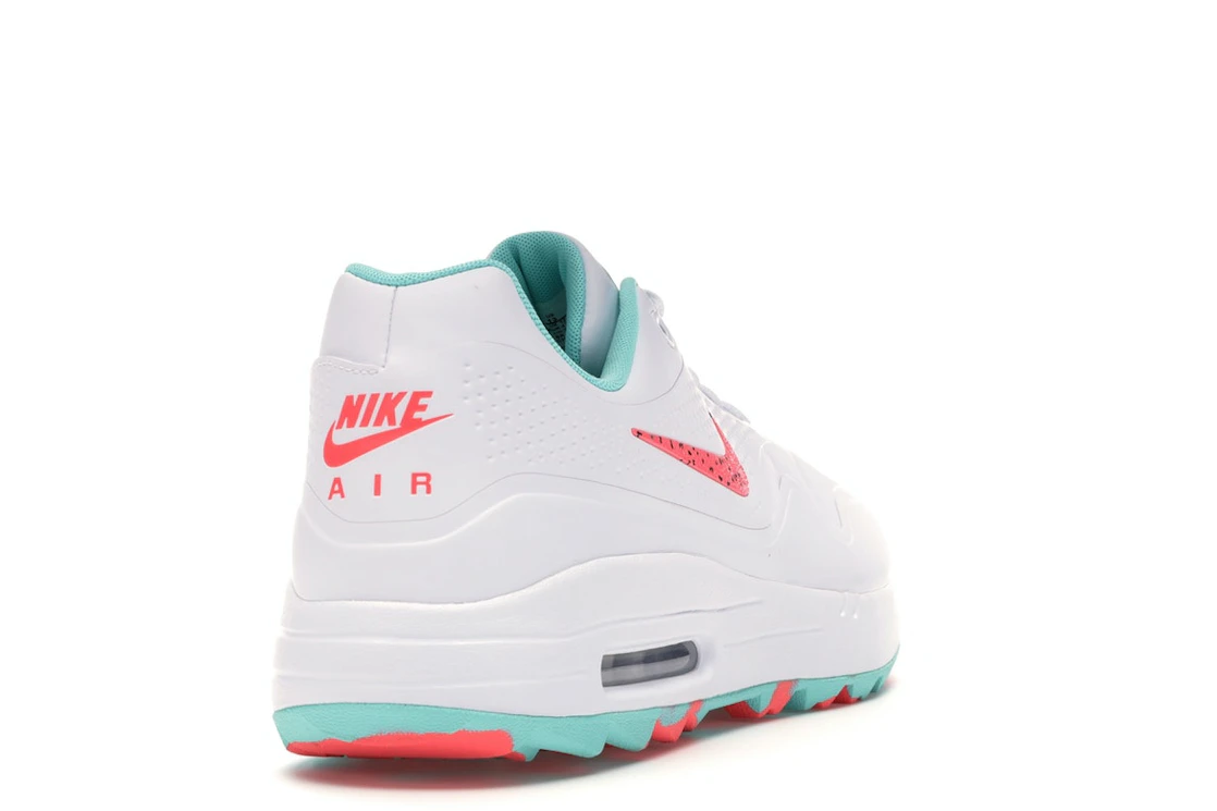 Vue 30 de Nike Air Max 1 Golf White Aurora Hot Punch