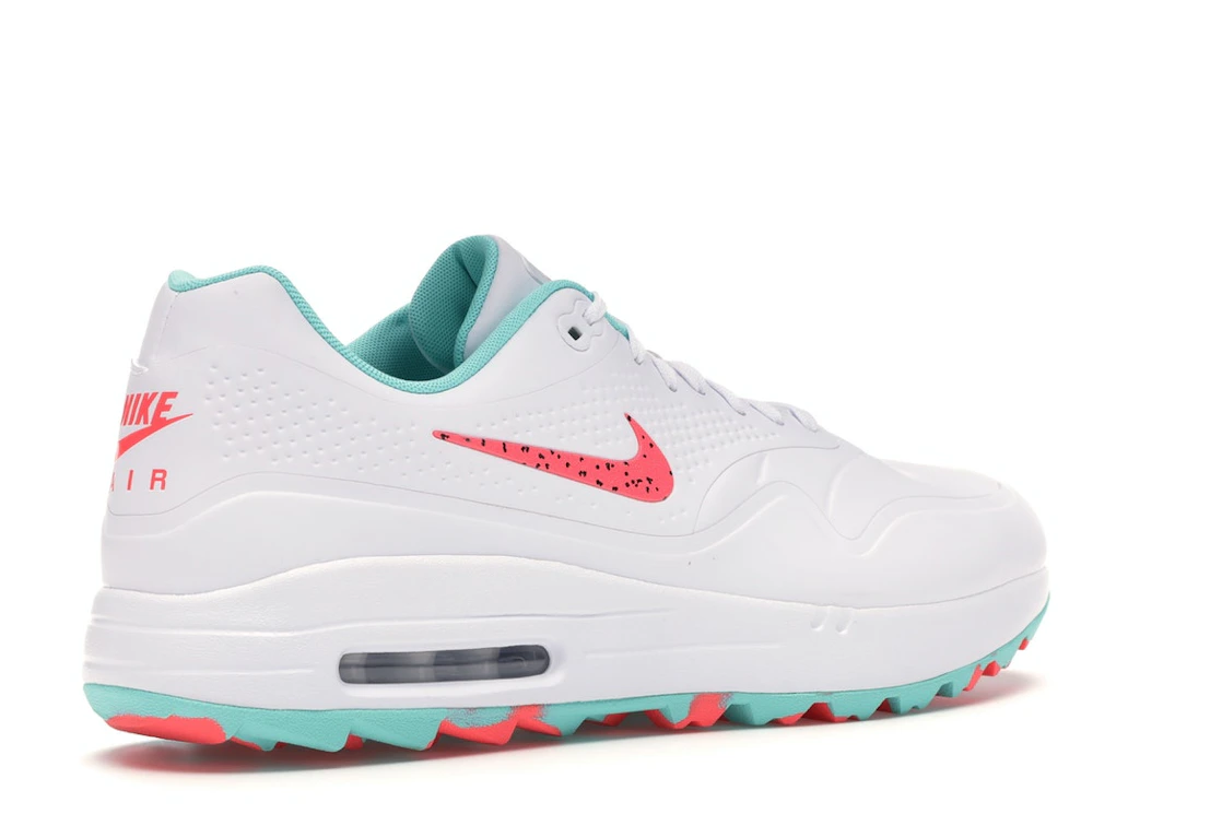 Vue 33 de Nike Air Max 1 Golf White Aurora Hot Punch